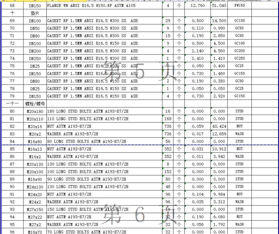 PDMS/E3D 管道综合材料表工具 - 辅材、保温防腐